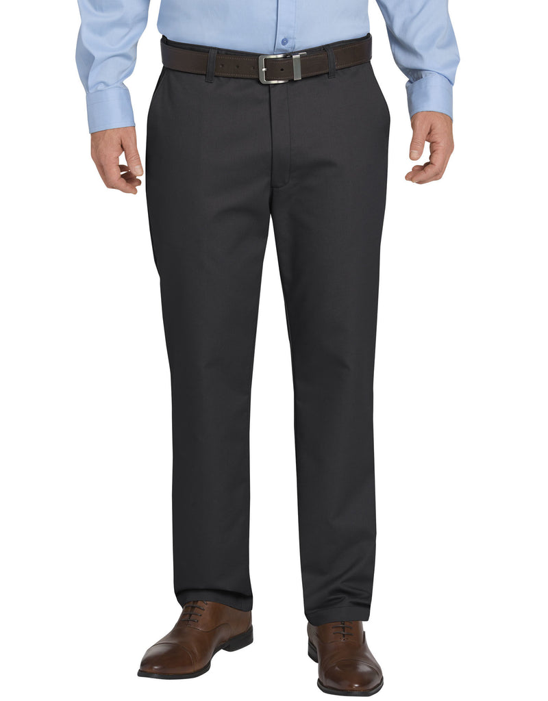Dickies Mens KHAKI Flex Regular Fit Tapered Leg Flat Front Sorona Pants