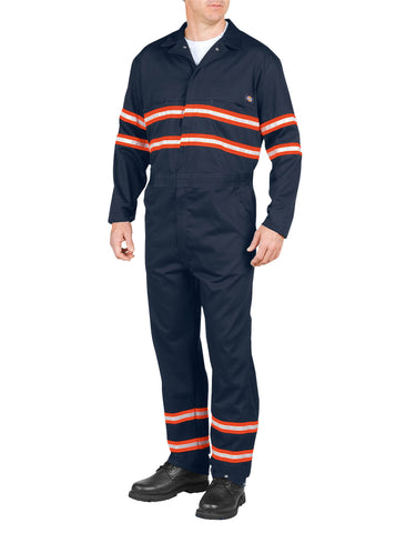 Dickies Mens Enhanced Visibility Long Sleeve Coveralls