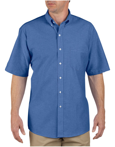 Dickies Mens Button-Down Oxford Short Sleeve Shirt