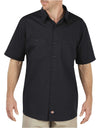Dickies Mens Industrial WorkTech Short Sleeve Ventilated Performance Shirt