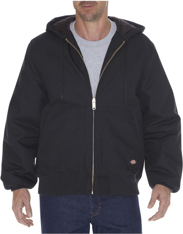 Dickies Mens Sanded Duck Hooded Jacket