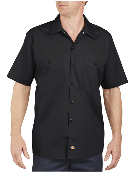 Dickies Mens Industrial Short Sleeve Work Shirt