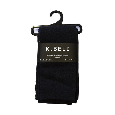 K. Bell Womens Fleece Lined Legging with Back Gusset