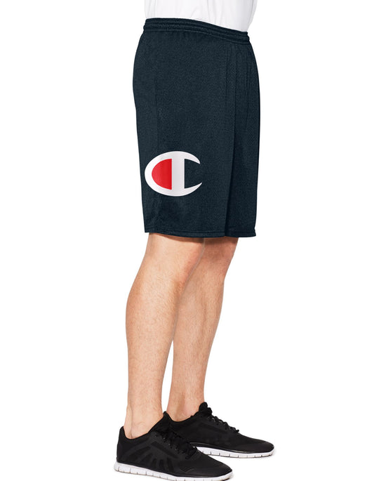 Champion Men's Long Mesh Shorts with Pockets