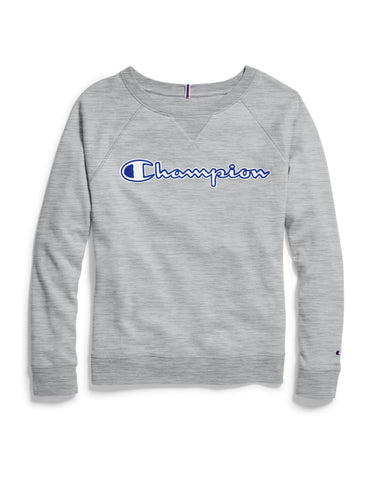 Champion Womens Plus Heritage French Terry Crew
