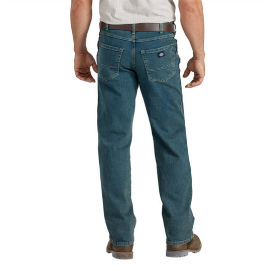 Dickies Mens FLEX Active Waist 5-Pocket Relaxed Fit Jeans
