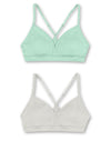 Hanes Girls ComfortFlex Fit Pullover Bra with Adjustable Racerback Straps 2-Pack