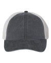 Sportsman Pigment-Dyed Trucker Cap, Adjustable, Texas Orange/Stone