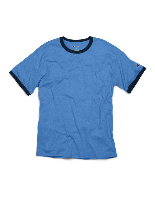 Champion Mens Short Sleeve Triblend Ringer T-Shirt