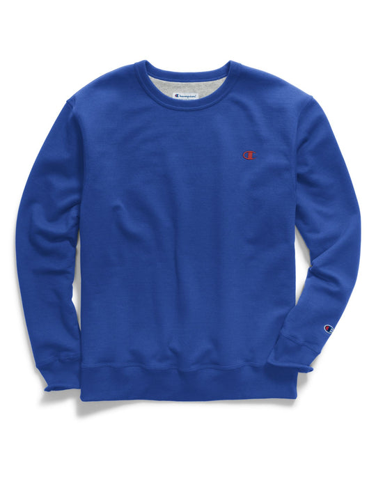 Champion Men`s Powerblend Fleece Pullover Crew