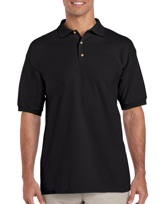 Gildan Mens Ultra Cotton Piqué Sport Shirt, XL, Navy