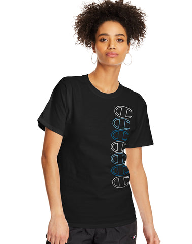 Champion Mens Classic Short-Sleeve Jersey Tee, L, Oxford Grey