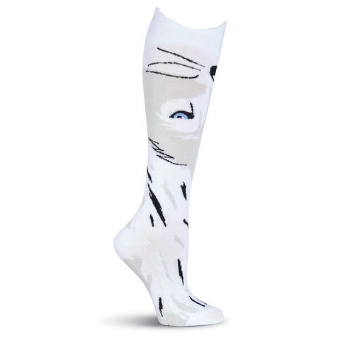 K. Bell Womens Wide Mouth Wolf Knee High Socks