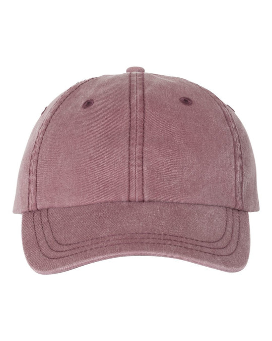 Sportsman Pigment-Dyed Cap, Adjustable, Wine