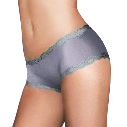 Maidenform Women`s Cheeky Cotton Scalloped Lace Hipster