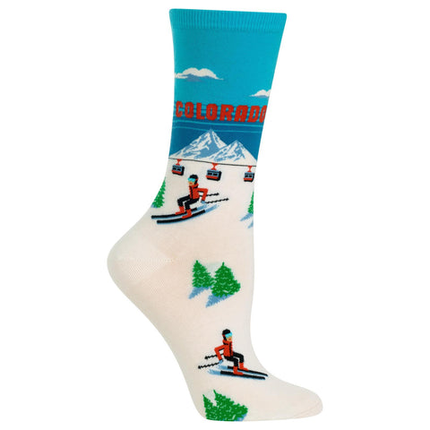 Hot Sox Womens Colorado Crew Socks