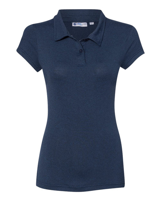 Weatherproof Womens Cool Last Heathered Lux Sport Shirt W19714, XL, Black