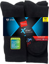 Hanes Men`s Big & Tall Crew Socks 12-Pack