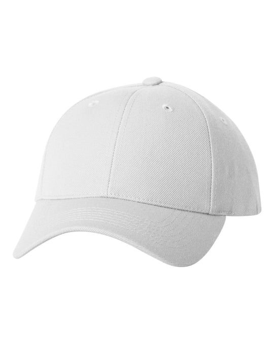 Sportsman Wool-Blend Cap, Adjustable, White