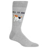 Hot Sox Mens Ball So Hard Crew Socks