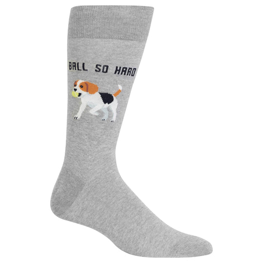 Hot Sox Mens Ball So Hard Crew Socks