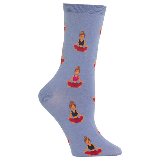 Hot Sox Womens Meditation Crew Socks