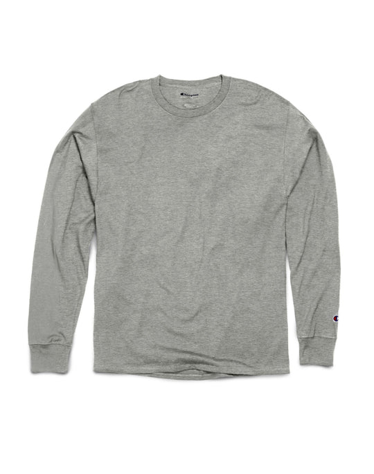 Champion Mens Long Sleeve Ring Spun T-Shirt