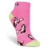 K. Bell Womens Tennis Cat Quarter Socks