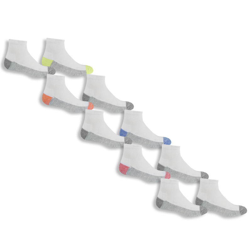 Fruit of the Loom Boys 10 Pair Ankle Socks