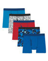 Hanes Ultimate® Boys' Dyed Boxer Brief With ComfortSoft Waistband 5-Pack