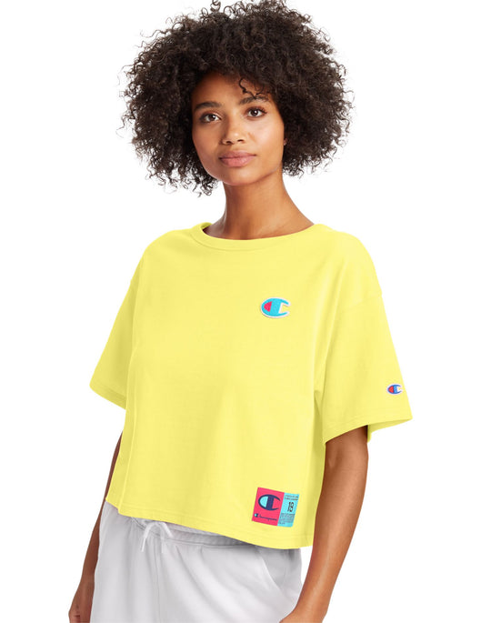 Champion Life Womens Heritage Crop Tee