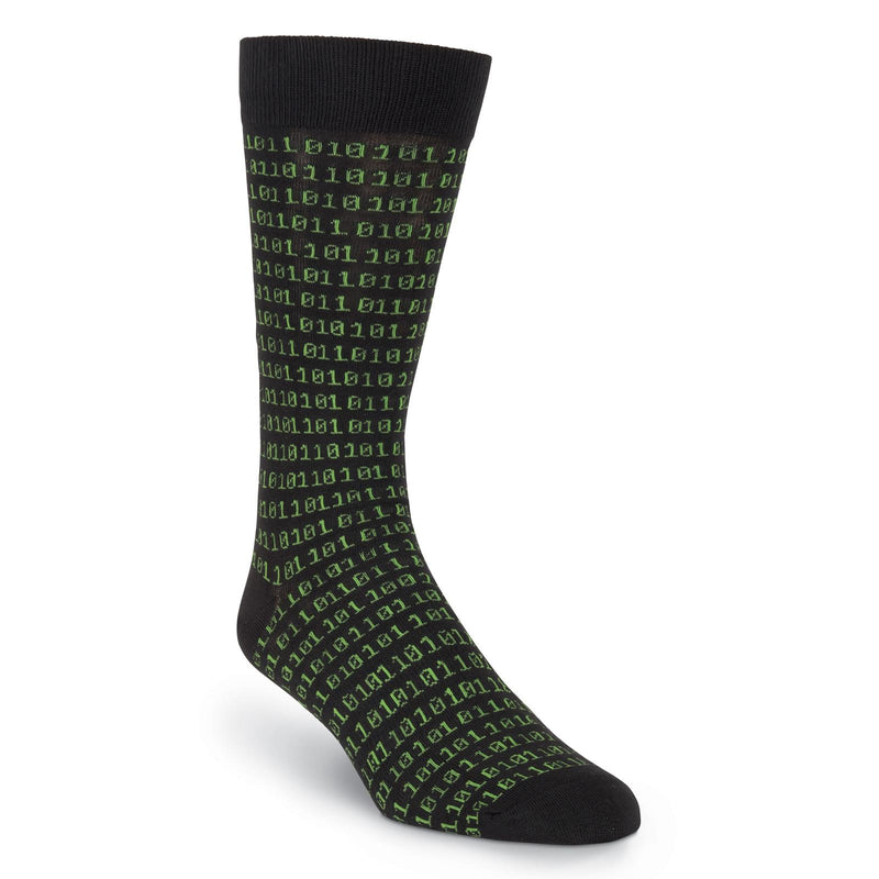 K. Bell Mens Binary Tech Crew Socks