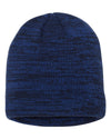 Sportsman 8 Marled Knit Beanie, One Size, Royal/Navy