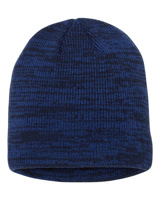 Sportsman 8 Marled Knit Beanie, One Size, Royal/Navy
