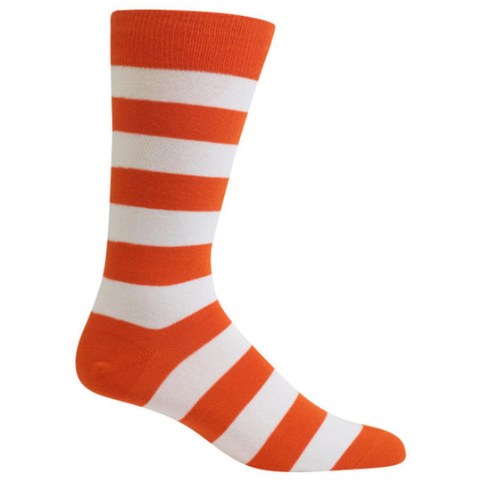 Hot Sox Mens College Rugby Stripe Socks