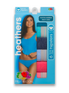 Fruit Of The Loom Womens Heather Low Rise Hipster 6 Pack, 4, Assorted