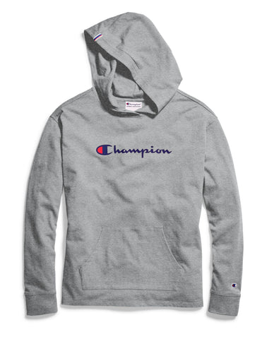 Champion Womens Heavyweight Jersey Pullover Hoodie