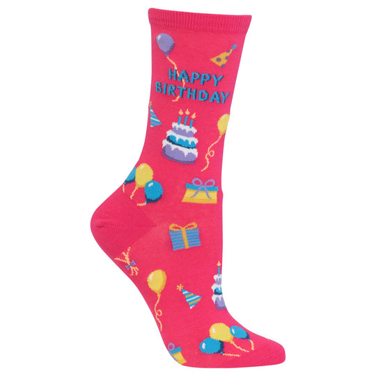 Hot Sox Womens Happy Birthday Sock