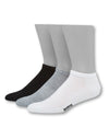 Hanes Mens 1901 Heritage Half Cushion Low Cut Socks 3-Pack