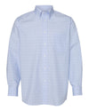 Van Heusen Mens Blue Suitings Non-Iron Patterned Shirt, XL, Royal Blue