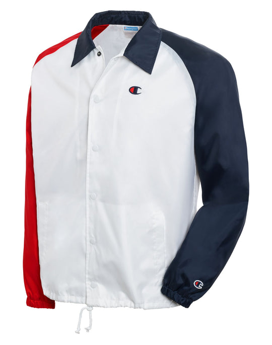 Champion Life Mens Coaches Jacket West Breaker Edition