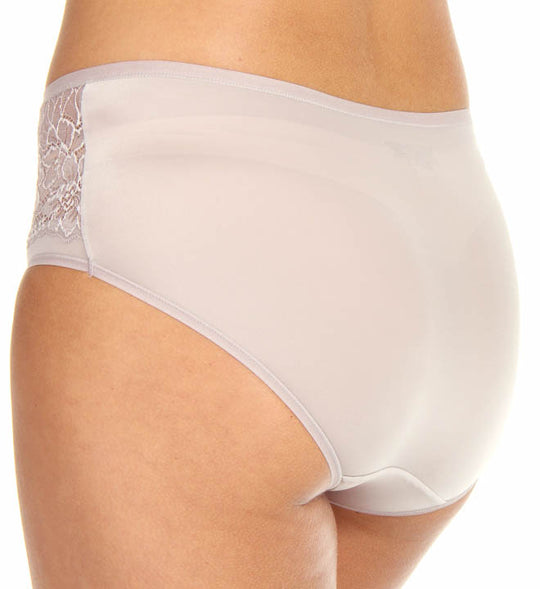 Bali Women's Comfort Indulgence Satin with Lace Modern Hipster