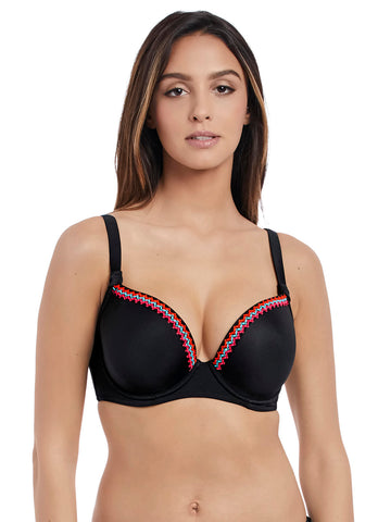Freya Womens Mariachi Underwire Deco Moulded Bikini Top