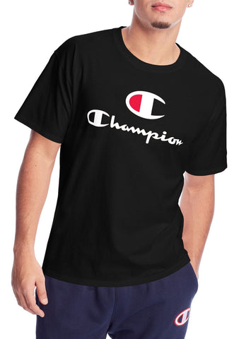 Champion Mens Classic Short-Sleeve Jersey Tee