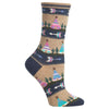 Hot Sox Womens Tee Pee Crew Socks