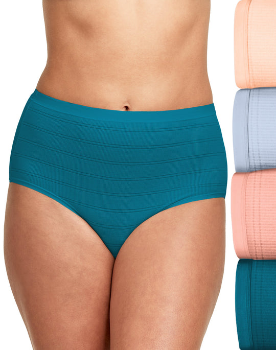 Hanes Womens Ultimate Comfort Flex Fit Brief 4-Pack