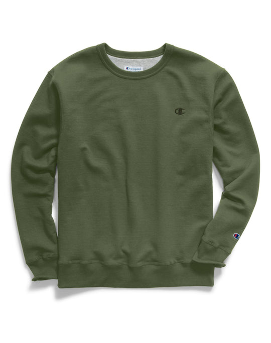 Champion Men`s Powerblend Fleece Pullover Crew