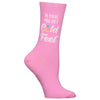 Hot Sox Womens In Case You Get Cold Feet Crew Socks