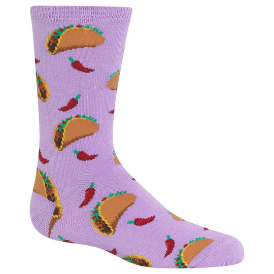Hot Sox Kids Tacos Crew Socks