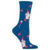 Hot Sox Womens Rose Wine Sock